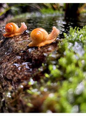 小鸭子微景观摆件仿真动物防水防晒古法养鱼水缸造景盆景装饰摆件