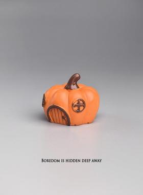 无聊瞭，摆几祇森林里房子治愈电脑桌面日式工位发疯小摆件装饰品