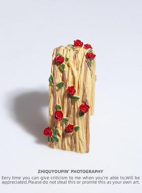 小王子周边玫瑰花拱门模型摆件创意微景观装饰品送情人节生日礼物