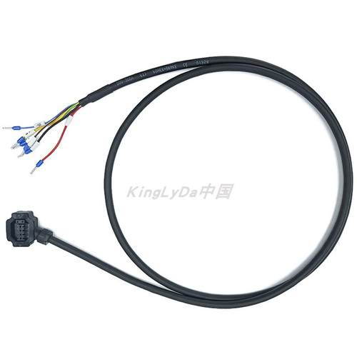 汇川编码器线SV630/660伺服电机动力线S6-L-P124-5.0-T/M107/P121 - 图3