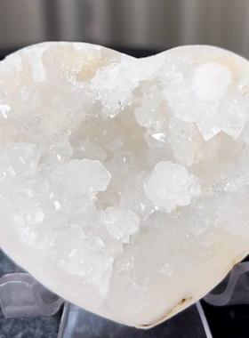 摩洛哥天然白水晶原石水晶洞晶簇水晶家居摆饰消磁石消磁碗聚宝盆