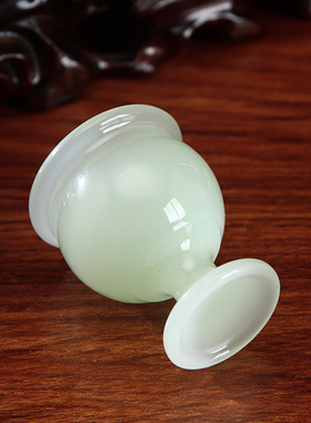 速发琉璃玉净杯杯圣前佛水杯家用供奉关公财神酒水供水杯客厅用品