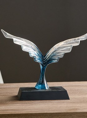 速发轻奢高档酒柜摆桌办居客厅玄关软装饰品家公室件面高级感大展