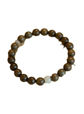 2025新款金丝檀木小众设计精致手链原创单圈清冷配饰高端气质礼物