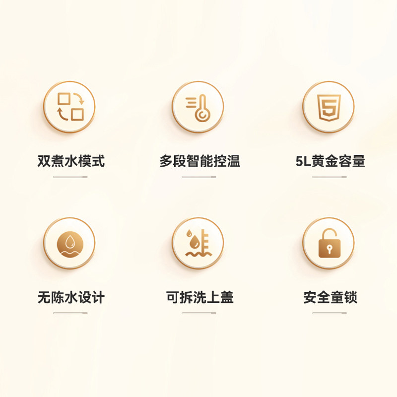 美的电水壶电热水瓶316L多段智能控温恒温开水壶4.8L容量一键除氯,淘宝优惠券,粉丝福利购,淘宝优惠卷