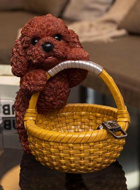 家点靓玄关收纳摆件美式家居饰品客厅装饰门口鞋柜上放钥匙小摆设