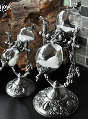 15家居创意30礼物暮/女友沙漏送计时器摆件装饰品星男士金属分钟