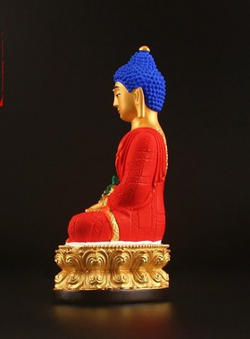 速发如璃光琉来药师佛像神像随身藏传小工像车载吉祥平安手佛摆件