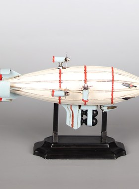 二战苏联红警基洛夫飞艇模型8090年代怀旧创意酒吧橱窗装饰品摆件