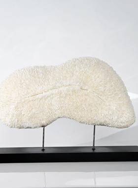 珊瑚摆件海印象现代轻奢新中式酒店样板房售楼处客厅书装饰品