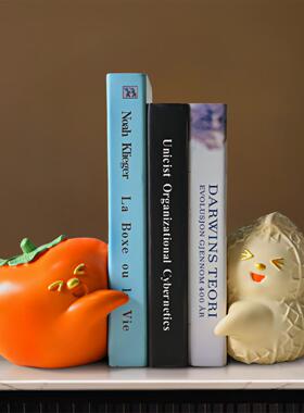 可爱抱抱好事发生书立书架摆件家居书房儿童房装饰品六一节送礼品