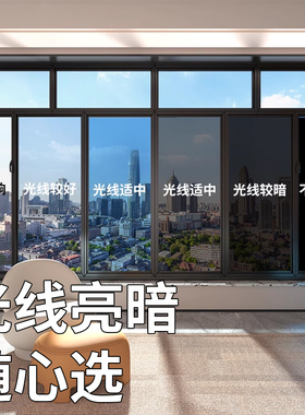 防嗮隔热纳米材质贴纸单透防窥