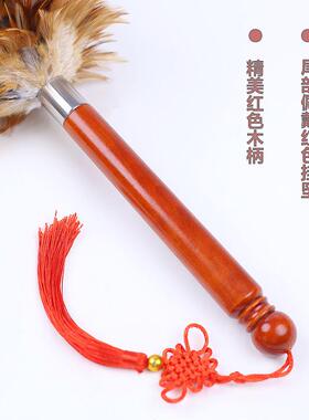 好货鸡毛禅子除尘车用扫灰纯手工真鸡毛掸子家用可伸缩不掉毛老式