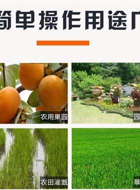 打药机高压喷枪可调雾化出水泵陶瓷喷头手枪新式果园树喷雾神器