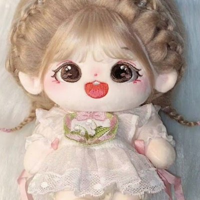 粟莉SP版20cm棉花娃娃可换娃衣毛绒公仔孩子学习奖励送女朋友礼物