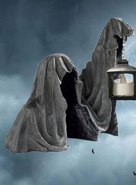 新品GroundReaperwithLantern万圣节提灯地狱死神树脂摆件