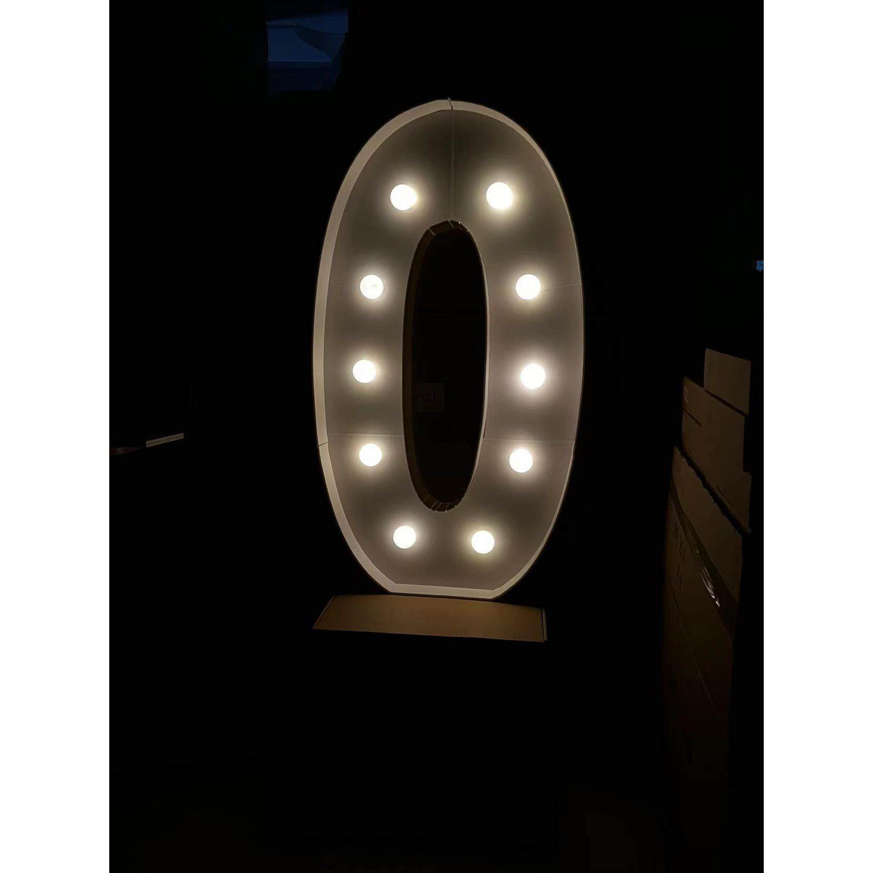 100厘米发光KT板数字马赛克发光数字架派对生日生日周年庆,淘宝优惠券,粉丝福利购,淘宝优惠卷