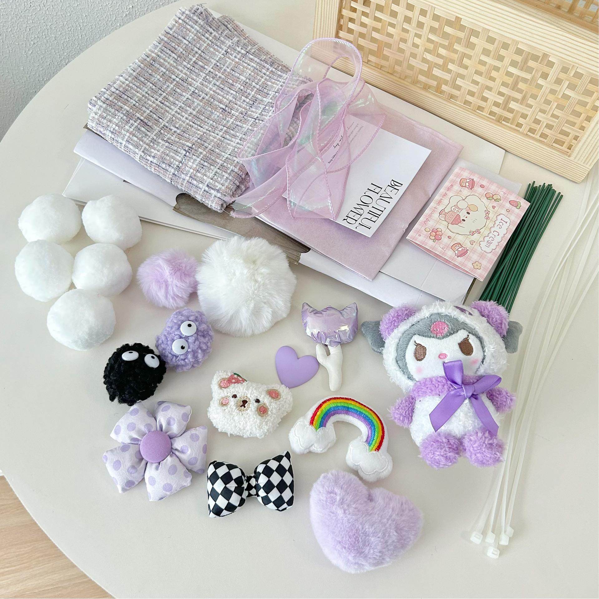 儿童节创意手工公仔玩偶花束沙龙活动diy材料包情人节生日礼物,淘宝优惠券,粉丝福利购,淘宝优惠卷