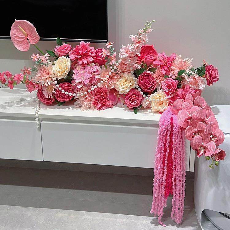 婚房布置DIY仿真花装饰婚庆订婚宴客厅摆件婚礼背景墙桌花床头花,淘宝优惠券,粉丝福利购,淘宝优惠卷