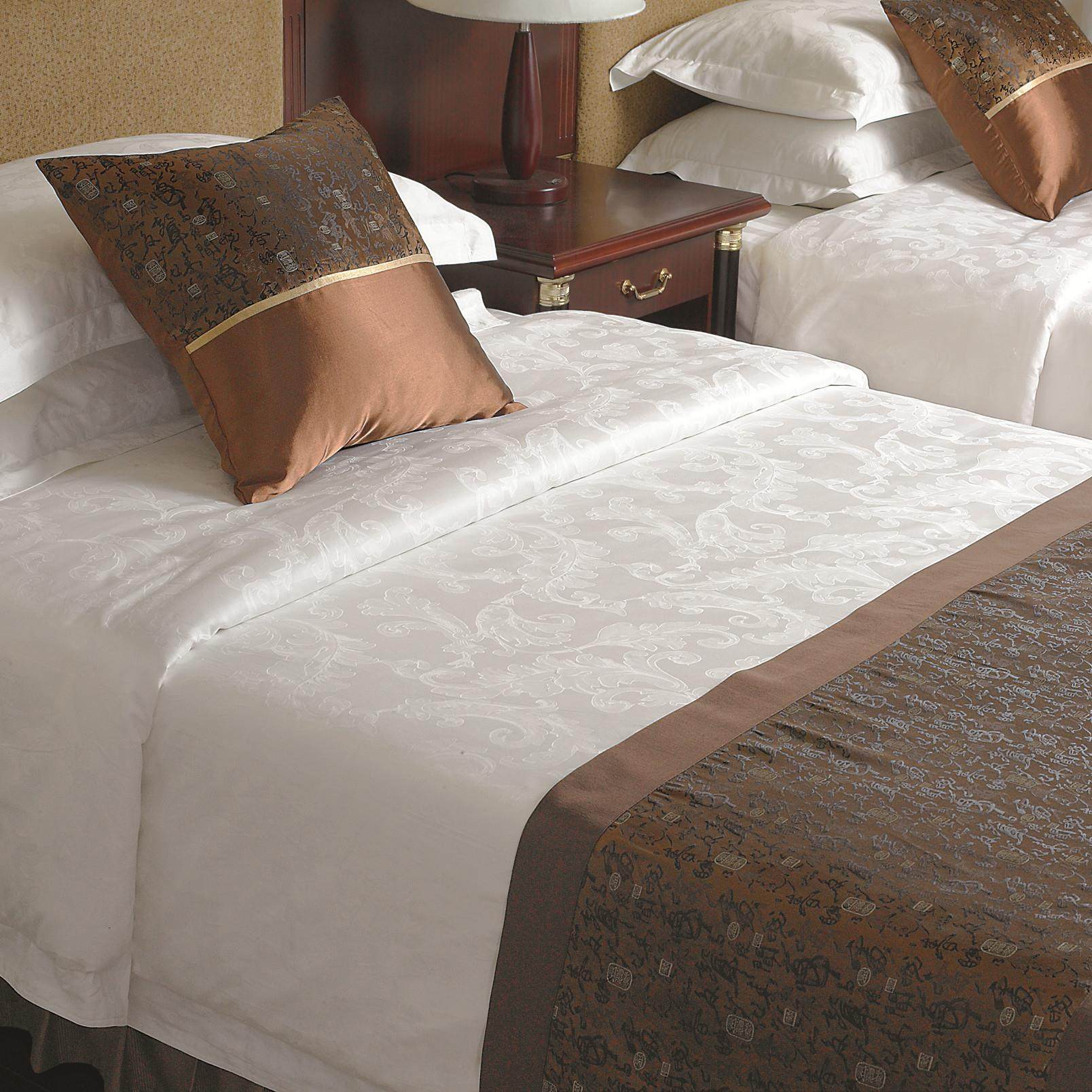 精品酒店布草四件套提花南通宾馆床上用品厂家全棉客房用品,淘宝优惠券,粉丝福利购,淘宝优惠卷