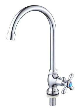 埃美柯XL185单冷高龙头全铜厨房水槽净水洗衣池单孔单冷龙头