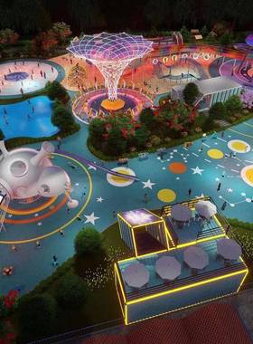 户外非标无动力游乐设备儿童游乐场不锈钢滑梯拓展爬网廊桥秋千