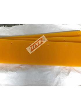 烟台腾达聚氨酯刮泥板高耐磨单斜边牛筋刮板PU刮板