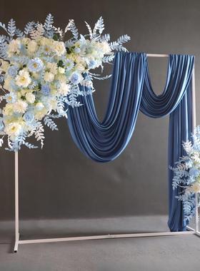 婚庆道具铁艺拱门舞台背景装饰花架婚礼方形拱门架子直发