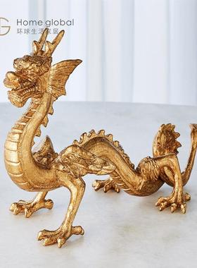 悦生活软装设计饰品摆设抽象雕塑水晶银鸟样板房艺术轻奢桌面摆件