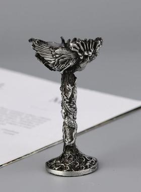 合金开业新款上市电镀盘龙凤杯球底座底托置物架球金属球托支架