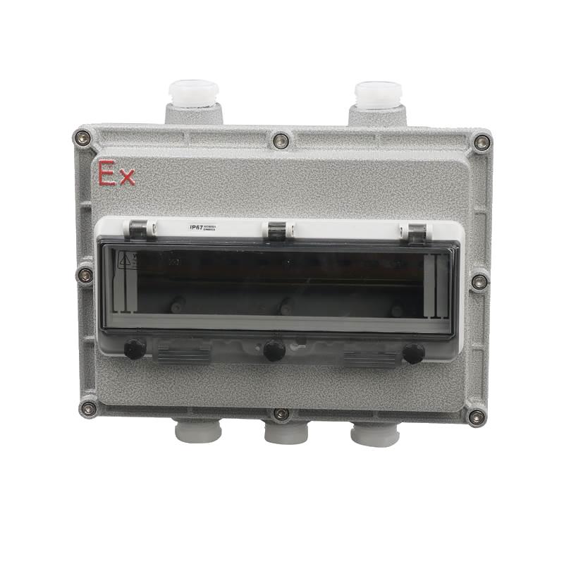 防爆开关三相空开漏电保护断路器铸铝防爆防水防尘盒防爆配电箱3P - 图3