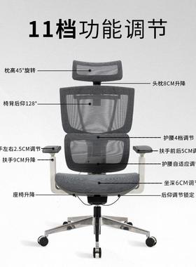 办公椅人体工学椅家用老板电脑椅子舒适久坐学习靠背电竞椅升降椅