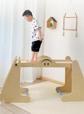 儿童益智攀爬架室内玩具宝宝爬梯滑滑梯幼儿园敏捷力感统训练器材