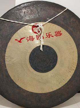 海鸥响铜50cm抄锣70801米的高低音开道锣双色庆典活动锣配锣架