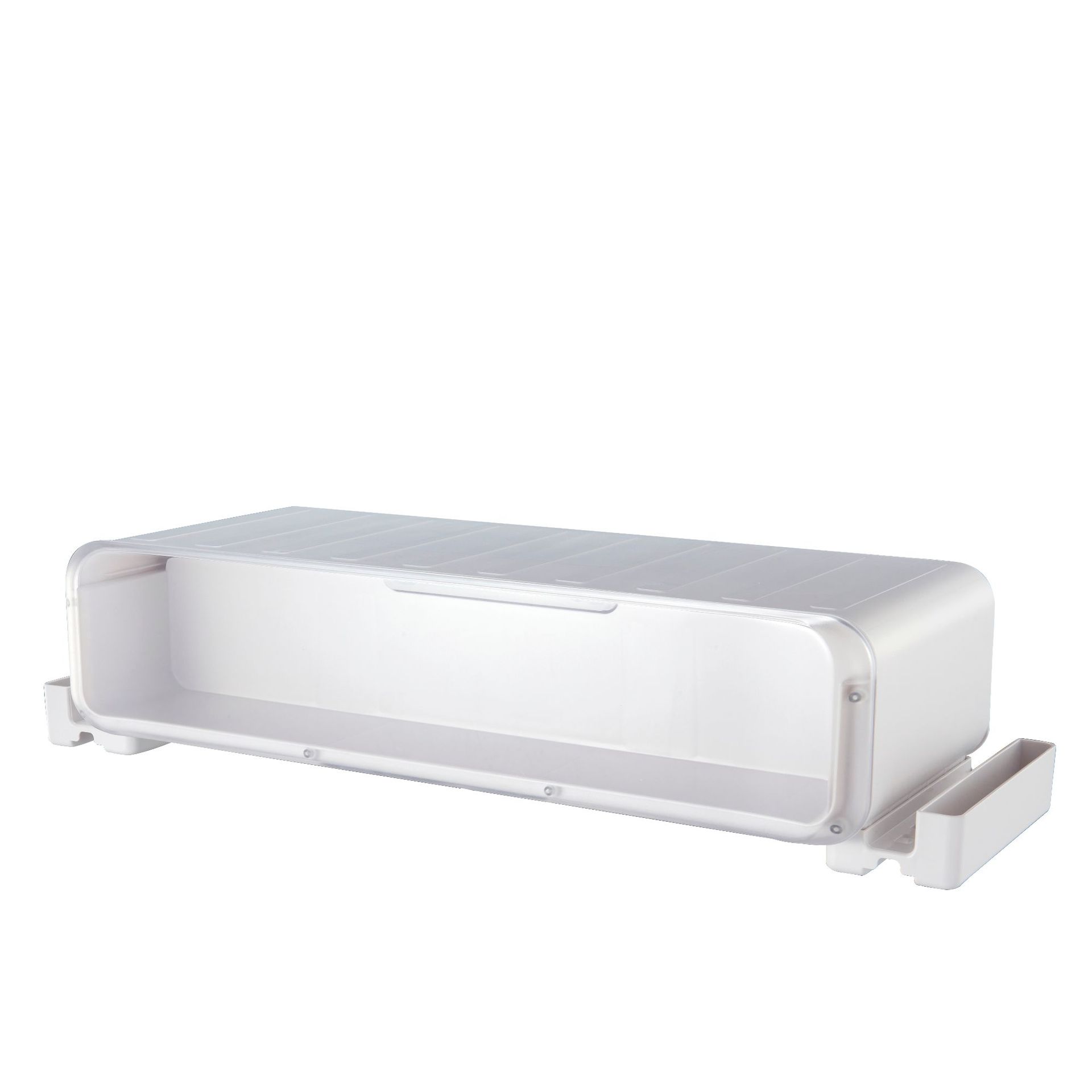 Computer monitor elevated multifunctional office desktop storage rack transparent blind box figure storage box