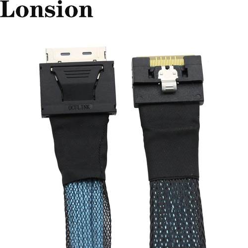 PCIEGEN4SlimSAS86548i转OCulink86118i服务器机内连接线 - 图3