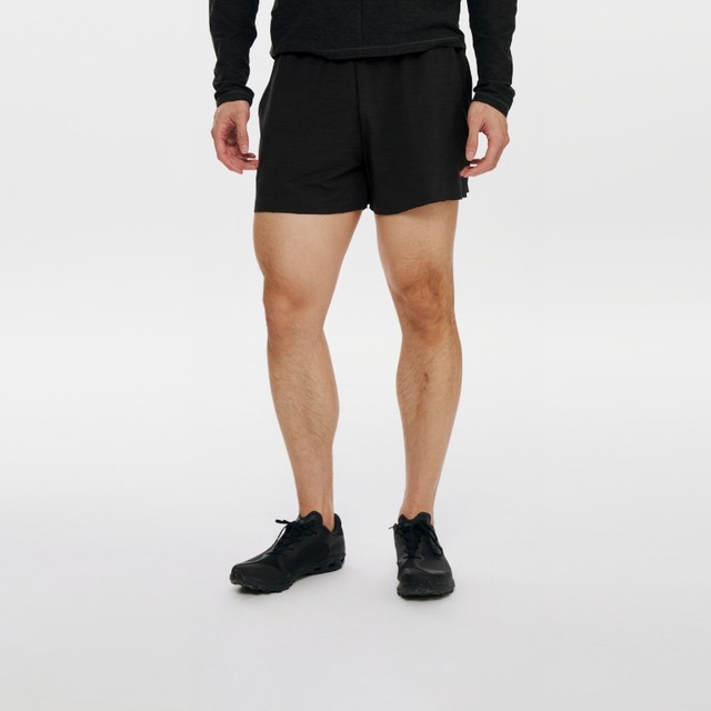 Oneup Men's Knitted Sports Shorts Running Basketball Fitness Training Stretch Solid Color Casual Three-Crimp Pants Summer