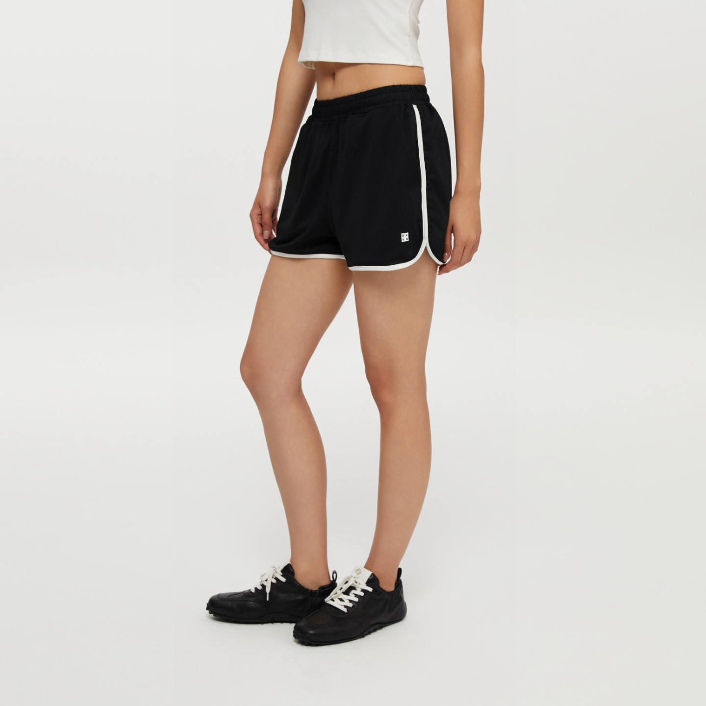 Oneup运动短裤女士撞色边网眼透气夏季户外健身跑步居家休闲5分裤,淘宝优惠券,粉丝福利购,淘宝优惠卷