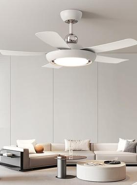 2025新款餐厅风扇灯led灯芯客厅简约一体吊扇灯静音卧室电风扇灯