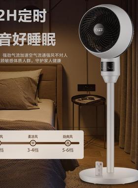 空气循环扇家用电风扇落地扇台式立式静音摇头涡轮风扇大风力