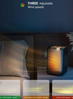 2025新款桌面暖风机家用小型办公室取暖器静音电暖器