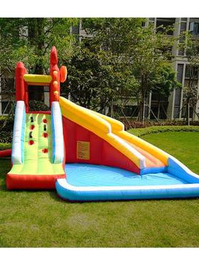 新款儿童充气城堡家用室内小型滑梯乐园淘气堡跳床宝宝玩具游乐场