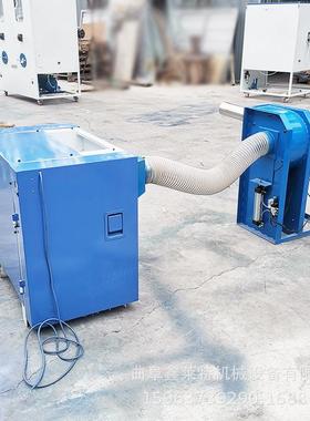 双口玩具充棉机泡末颗粒碎海绵填充机纤维棉珍珠棉开松机