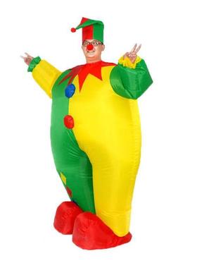 小丑充气卡通人偶服装小丑道具演出道具服搞笑氛围恐龙行走充气服