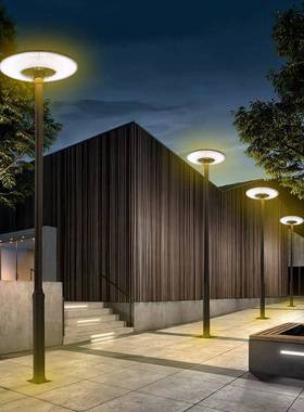 太阳能户外灯新型庭院灯照明灯别墅小区花园大功率高杆景观灯路灯