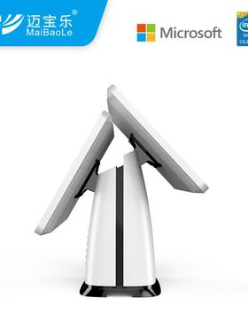 迈宝乐E300安卓双屏奶茶便利店触摸收银一体机服装店收款点餐机