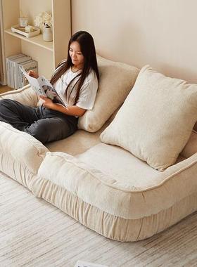 人类狗窝懒人沙发网红款折叠可躺可睡小沙发床榻榻米卧室单人躺椅