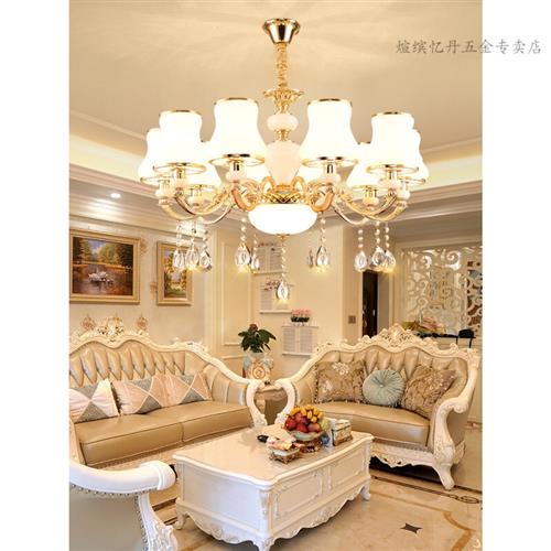 灯具套餐三室两厅吊灯客厅灯简约现代大气大灯2021年新款轻奢餐厅 - 图1