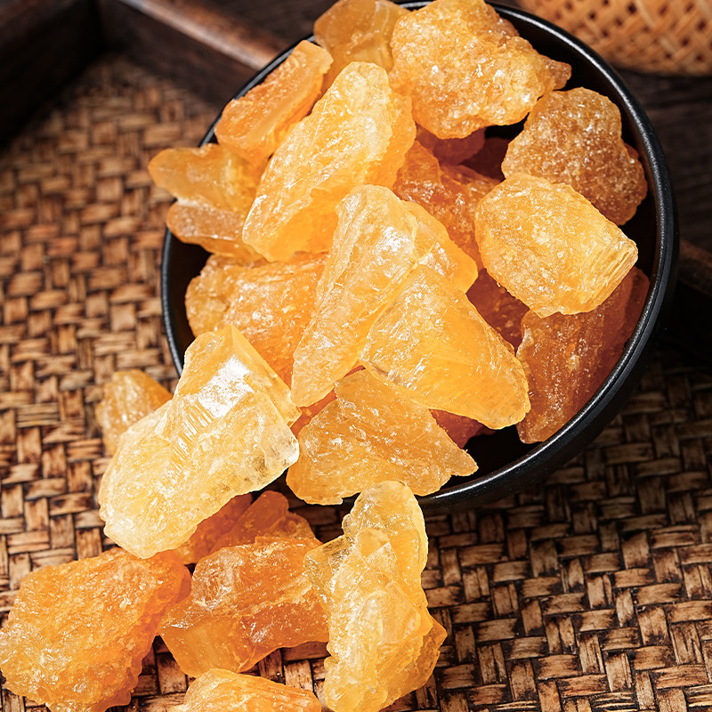 小粒黄冰糖3斤瓶装云南优级老冰糖黄糖泡酒炖煮正宗甘蔗糖土冰糖