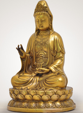 观音摆件南海观世音菩萨寺庙居家供奉客厅装饰佛堂佛台佛像工艺品